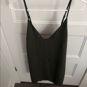 ARMY GREEN SUMMER MINI DRESS - ROBE - SMALL